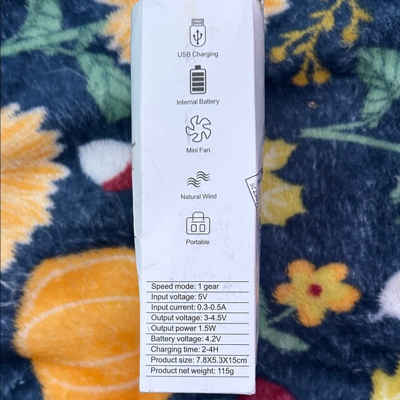 Mini Handheld Fan - Multicolor - Picture 3 of 4